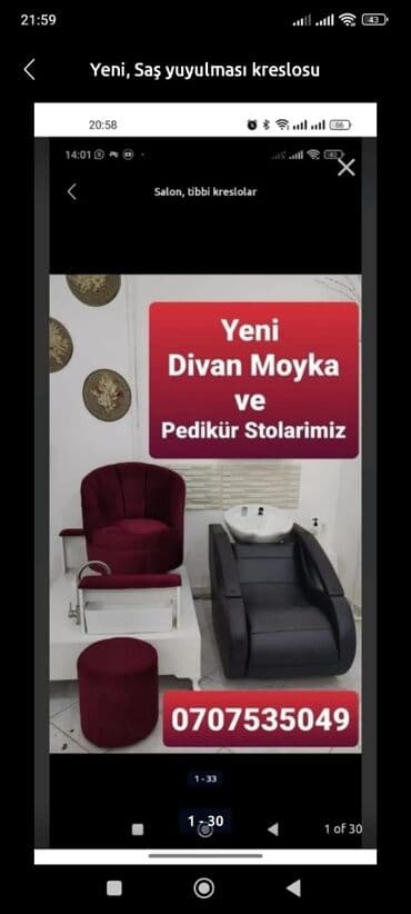Salon, tibbi kreslolar: Salon, tibbi kreslolar