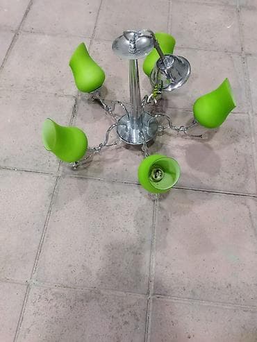 ev gulleri ve adlari: Çılçıraq, 5 lampa, Metal — 1