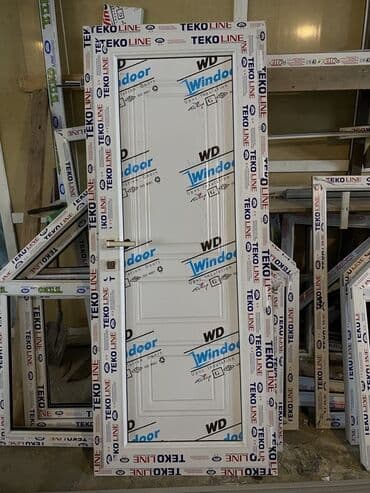 Hamam üçün Yeni Plastik qapı Çərçivə ilə, Ödənişli quraşdırma, Ödənişli çatdırılma, Rayonlara çatdırılma, Ünvandan götürmə