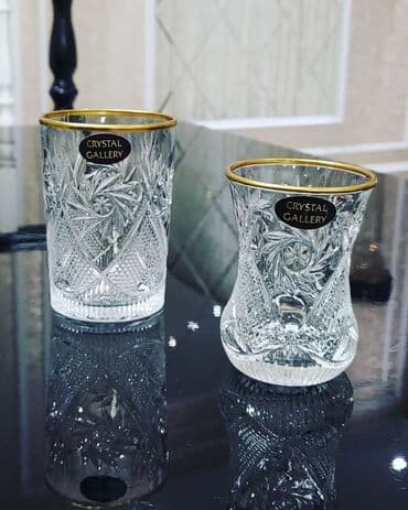 pol eskisi: Çay dəsti, Şüşə, 6 nəfərlik — 2