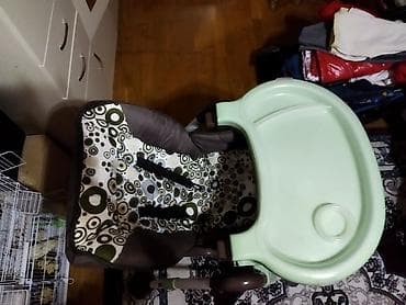 Uşaq geyimi və ayaqqabıları: Usaq yemek ustolu əla vəziyətdə təmiz 1 ay islənib təcili satilir — 5