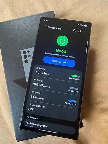 165 hz monitör: Samsung Galaxy S23 Ultra, 1 TB, rəng - Qara, Simsiz şarj — 2
