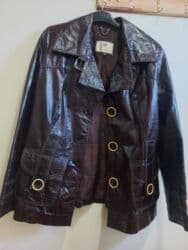 deri pencekler: Кожаная куртка, XL — 1