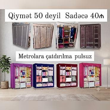 parca skaf: Dolab Qarderob ✔️ ENDİRİMLƏ Qiymət : 40 ₼ 💃🏻 Metal kanstruksiya — 1