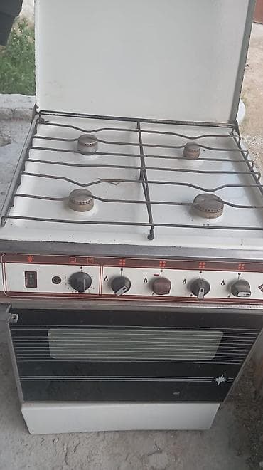 pendir qizardan: Qaz sobası Ayrıca dayanan, 4 gözlü, İşlənmiş — 2