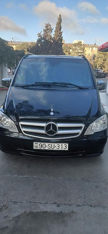 Mercedes-Benz Vito (uzun baza) – qara rəng, 7/8 yerlik komfortlu