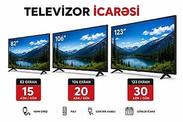 tv 150 ekran: Televizor icarəsi | Günlük, həftəlik, aylıq TV rent Böyük ekran, daha — 3