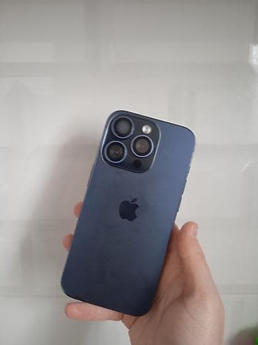 iphone 13 pro max qiyməti: IPhone 15 Pro, 512 GB, Mavi, Face ID — 1