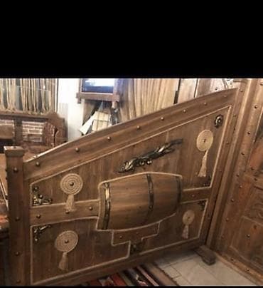 metbex mebeli 2020: Taxtadan hər növ mətbəx mebelləri Rustik üslubda massiv ağac mebellər — 9