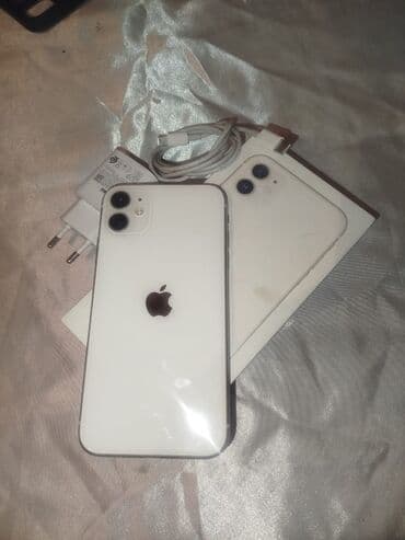 купить алису в баку: IPhone 11, Ağ, Face ID — 2