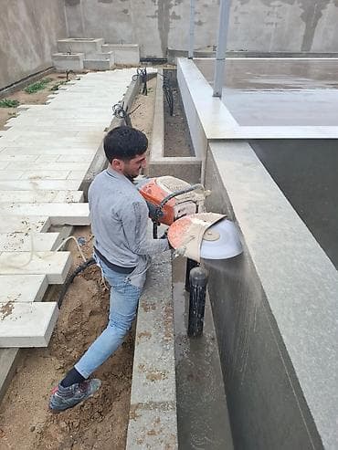 apşifka tavan: Beton kəsimi və deşmə xidməti - Armaturlu beton, dəmir-beton, divar — 5