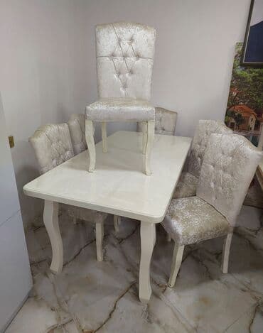 maşın satışları: Qonaq otağı üçün, Yeni, Açılan, Kvadrat masa, 6 stul — 2
