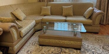 диван офисный угловой: Угловой диван, Журнальный стол — 3