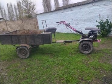 gübre: Motoblok qoşqu+frez ilə (0703739145) - Güclü benzin mühərrikli — 3