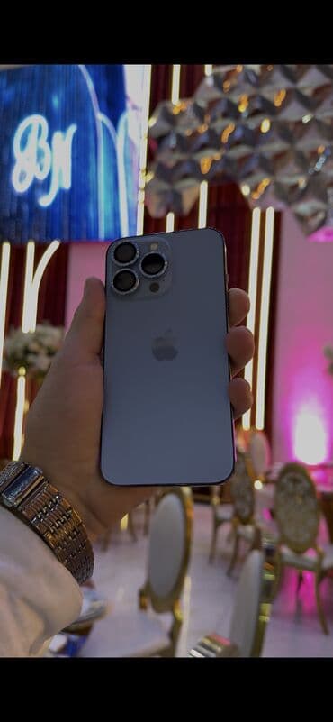 islənmis telefonlar: IPhone 13 Pro, 128 GB, Sierra Blue, Zəmanət, Barmaq izi, Simsiz şarj — 2