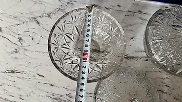 Şirniyyat qabı – qapaqlı, şüşə/kristal naxışlı dizayn. Xüsusiyyətlər — 4