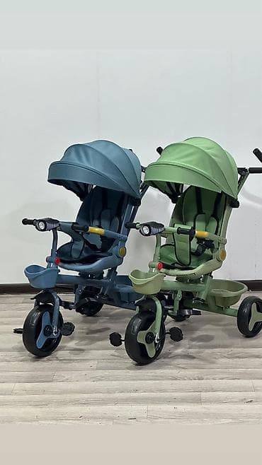 vintir: Uşaq üçtəkərli velosipedi – valideyn idarəetməsi və günqoruyucu — 2