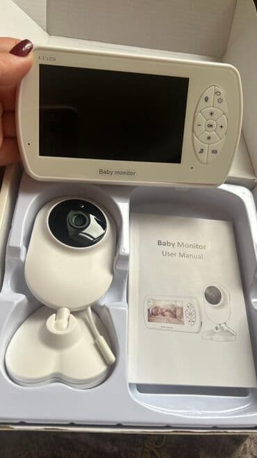 ucuz manitor: Uşaq monitoru – 4.3" LCD ekranlı video-bakıcı seti Xüsusiyyətlər: - — 1