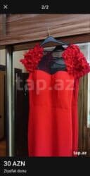 вечернее платье шифоновый: WhatsAppa yazın. Məhsul: Ziyafət donu 38 ölçü - Rəng: Parlaq qırmızı — 2