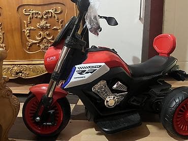 Uşaq üçün elektrik maşınları: Uşaq üçün elektrikli üçtəkərli moto Uşaqlar üçün evdə və həyətində — 5