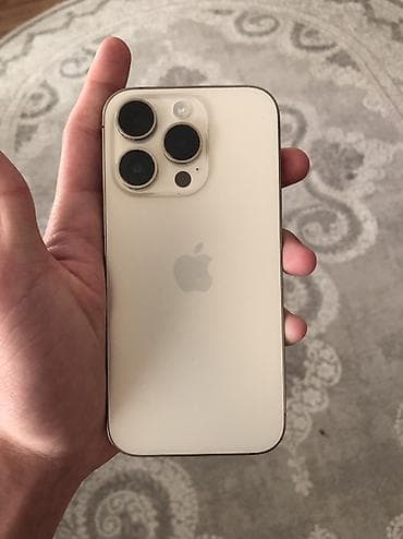 macbook pro m4: IPhone 14 Pro, 128 GB, Matte Gold, Barmaq izi, Simsiz şarj, Face ID — 3