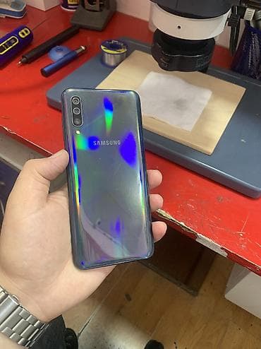 irşad electronics samsung a50: Samsung Galaxy A50, 64 GB, rəng - Göy, Barmaq izi, Sensor, İki sim kartlı — 4