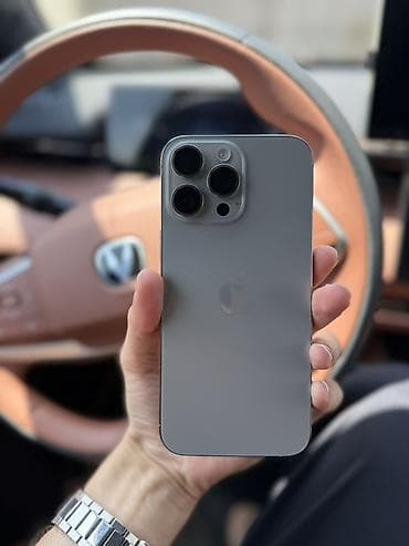 2.el macbook: IPhone 16 Pro Max, 256 GB, Natural Titanium, Simsiz şarj, Face ID, Sənədlərlə — 2