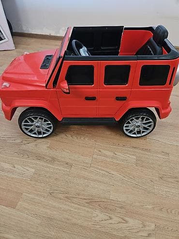 lego stranger things: Uşaq üçün elektrikli minik maşını – kupe tipli, qırmızı rəngdə SUV — 1