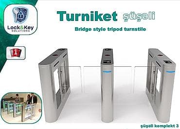Turniket şüşəli komplekt 3 Turniket 3 ədəd (şüşəli) Model: DS210 Ölçü