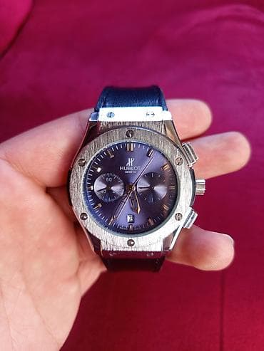 силиконовый бюстгальтер пуш ап: Новый, Наручные часы, Hublot, цвет - Голубой — 1