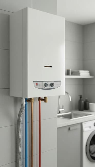 isidiciler: Termet Termaq – divara quraşdırılan qazla işləyən su qızdırıcısı — 1