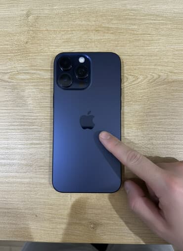 i̇phone telefonlar: IPhone 15 Pro Max, 256 GB, Blue Titanium, Face ID — 1
