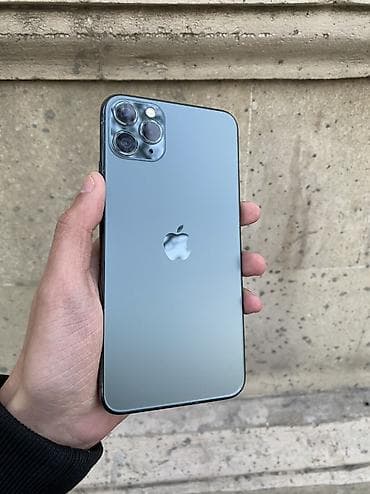 iphone 12: IPhone 11 Pro Max, 64 GB, Matte Midnight Green, Zəmanət, Simsiz şarj, Face ID — 2