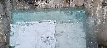 Şüşə panellər – iri ölçülü təcili satılır - Material: şəffaf float — 2