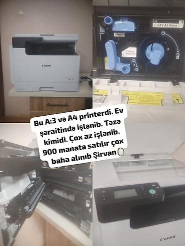 Canon rəngli lazer printer/skaner/kopyalama qurğusu - A3 və A4