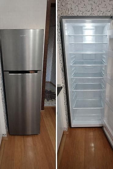 xaladenik ikinci əl: İşlənmiş 2 qapılı Hoffman Soyuducu Satılır, rəng - Gümüşü, Dolab içi — 1