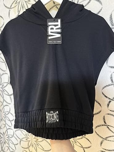 topdan paltar: VRL “Boxing Club” qolsuz kapüşonlu top - Brend: VRL (etiket üzərində) — 2