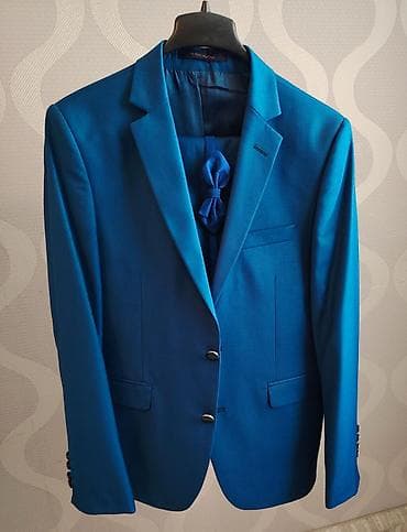 şalvar modelleri 2021: Kişi kostyum dəstləri - Model: Klassik 2 düyməli pencək + eyni rəngli — 4