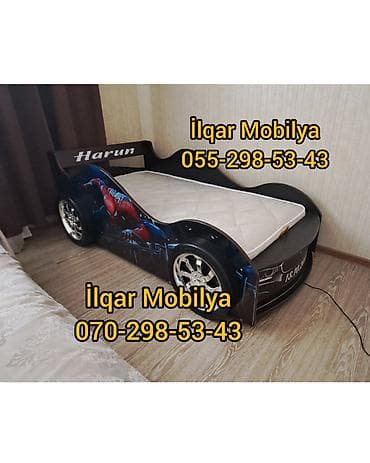 Детская мебель: Новый, На заказ, Кровать-машина, Без матраса, Без выдвижных ящиков — 8