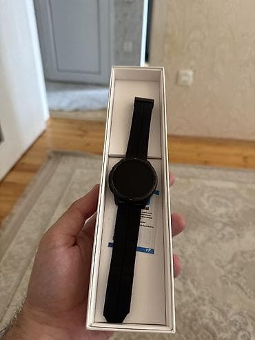 galaxy watch active: İşlənmiş, Smart saat, Xiaomi, Аnti-lost, rəng - Qara — 7