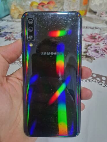 galaxy s10 e: Samsung Galaxy A50, 64 GB, rəng - Qara, Barmaq izi, İki sim kartlı — 2