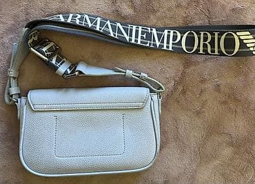 termo çantalar: Emporio Armani çiyin/xaç-kəsim çantası(ORİJİNAL) - Rəng: Açıq mavi — 2