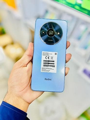micro qulaq: Redmi A3, 128 GB, rəng - Mavi, Sensor — 4