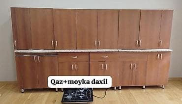 Ra.Endirim edildi ‼️‼️ *Mətbəx mebeli 330 azn* Qaz+moyka+krant