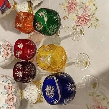 edviyyat qablari: Qədəhlər, Şüşə, 6 ədədli dəst — 2