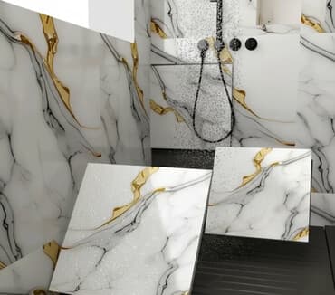 купить кирпич в баку: Hamam ucun kafel evezi mermer paneller . Suvaqin ustunden kafelin — 1