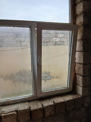 rezin ip: Plastik (PVC) pəncərə bloku - Üç hissəli konstruksiya: yuxarıda sabit — 6