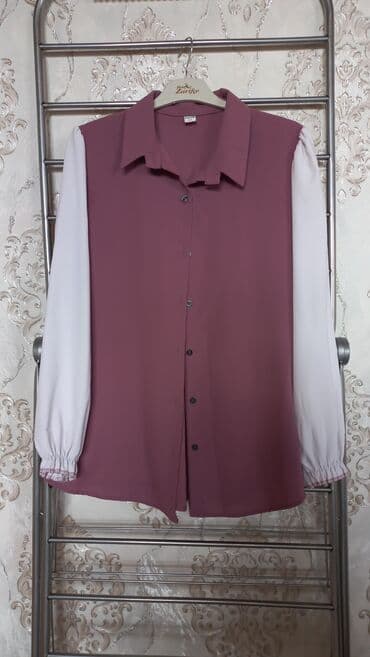 Baş geyimləri: Qadın köynəkləri – 3 model 1) Açıq çəhrayı köynək - Klassik yaxalıq — 3