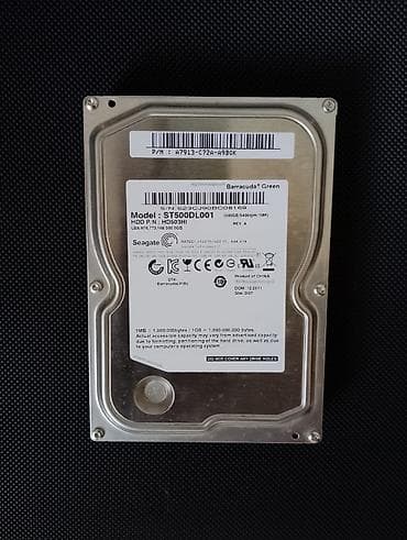 sert disk: Sərt disk (HDD) Seagate, 512 GB, İşlənmiş — 1
