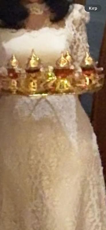 krem qablari: Stəkanlar, rəng - Qızılı, 6 ədədli dəst — 5